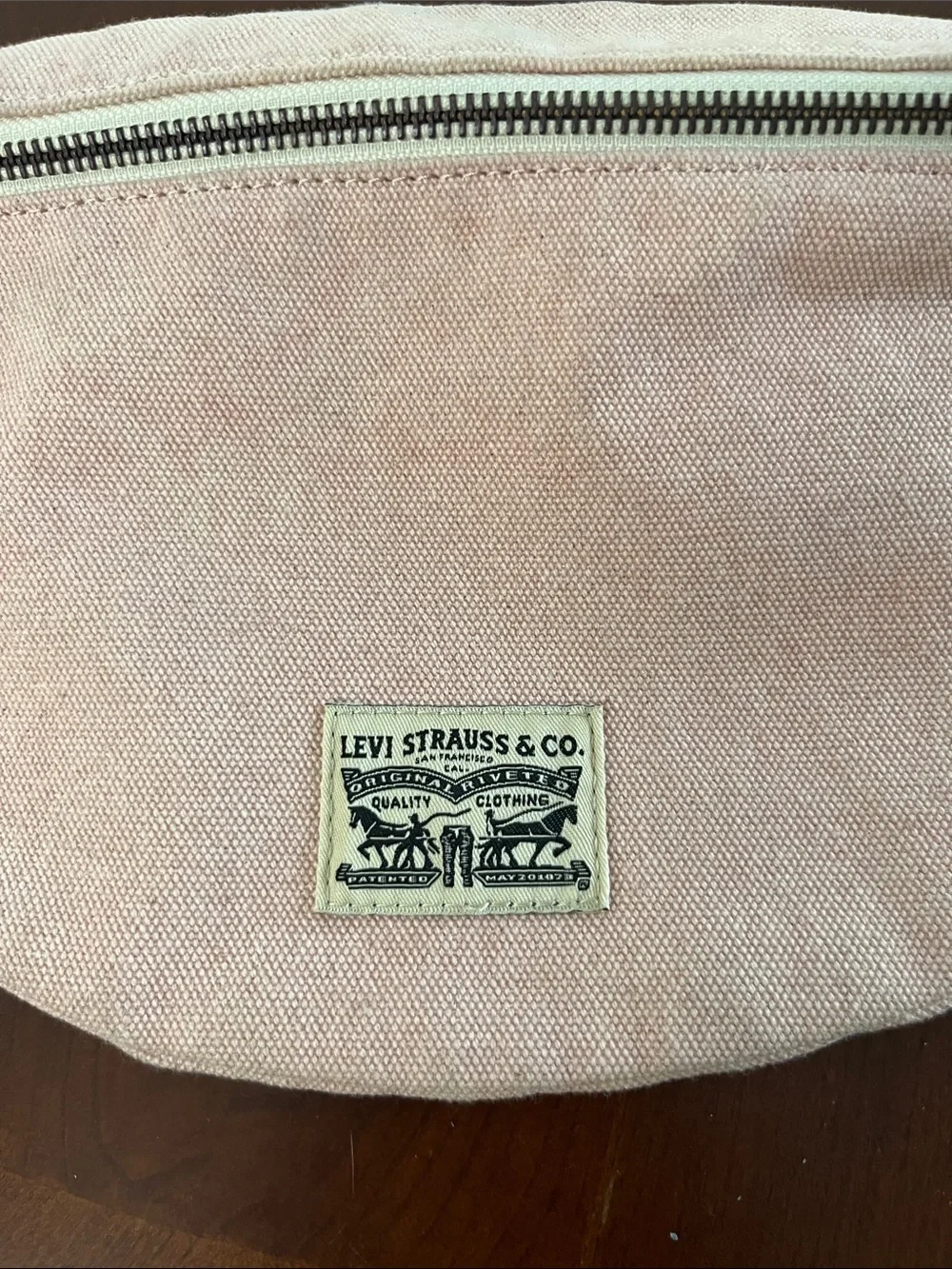 Levi's Blush Cotton Crossbody Waist Bag